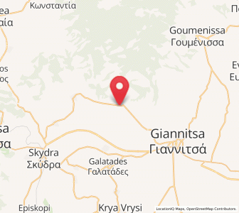 Map of Aravissós, Central Macedonia