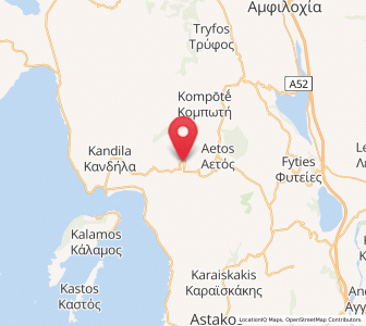 Map of Archontochóri, West Greece