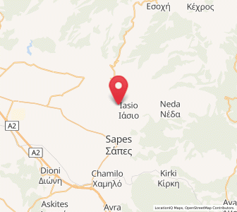 Map of Arrianá, East Macedonia and Thrace