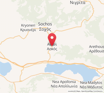 Map of Askós, Central Macedonia