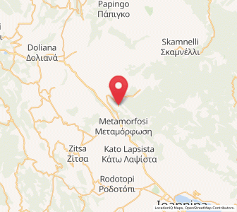 Map of Asprángeloi, Epirus