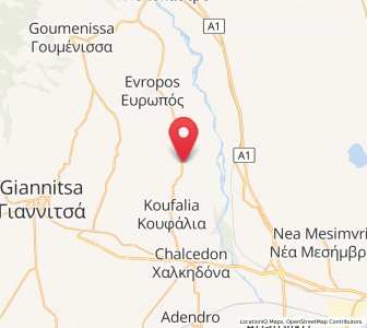 Map of Áthyra, Central Macedonia