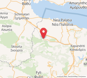 Map of Avlónas, Attica