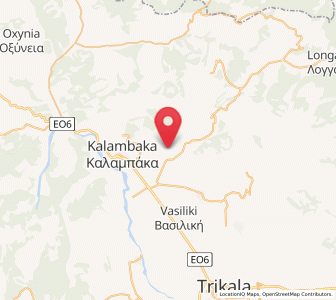 Map of Ávra, Thessaly