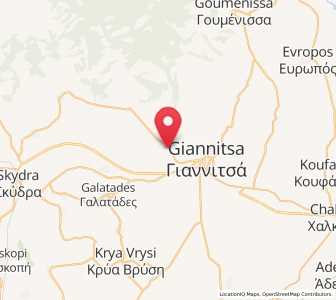 Map of Axós, Central Macedonia
