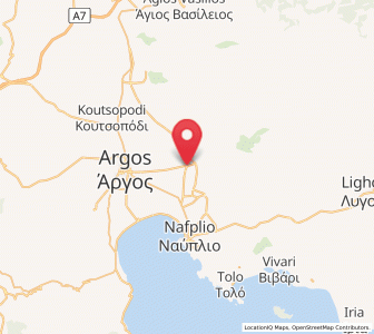 Map of Ayía Triás, Peloponnese