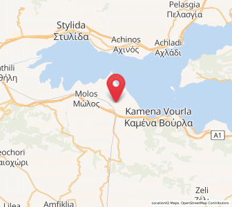 Map of Áyios Serafím, Central Greece