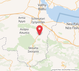 Map of Áyios Thomás, Central Greece