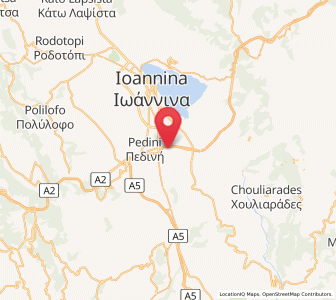 Map of Báfra, Epirus