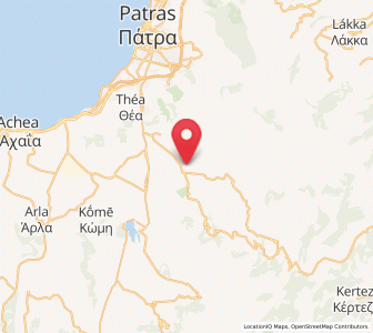 Map of Chalandrítsa, West Greece