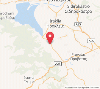 Map of Cheímarros, Central Macedonia