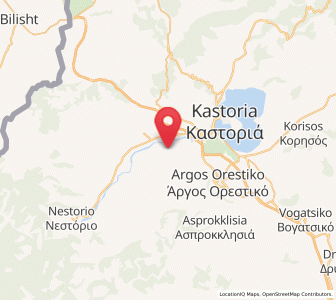 Map of Chiliódendro, West Macedonia