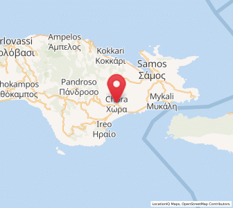 Map of Chóra, North Aegean