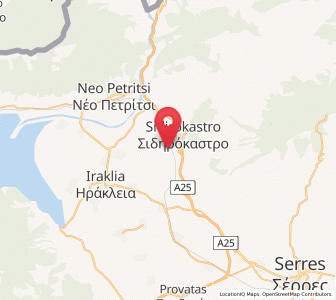 Map of Chorteró, Central Macedonia
