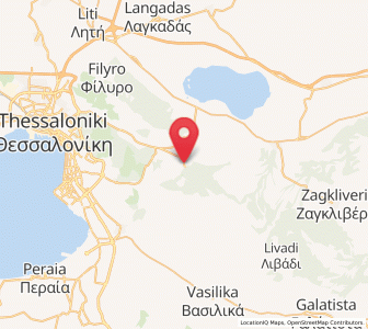 Map of Chortiátis, Central Macedonia