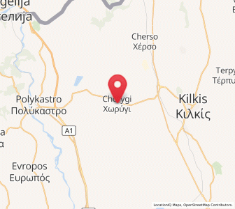 Map of Chorýgio, Central Macedonia