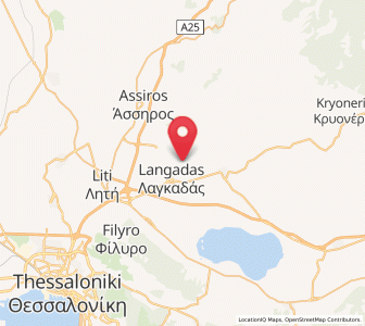 Map of Chrysavgí, Central Macedonia
