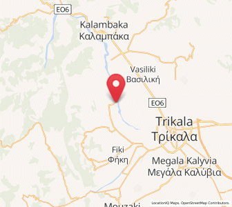 Map of Dialektó, Thessaly