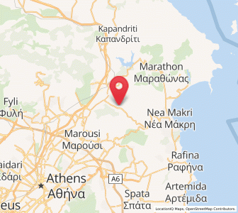 Map of Diónysos, Attica