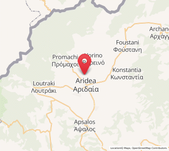 Map of Dorothéa, Central Macedonia