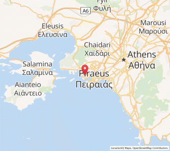 Map of Drapetsóna, Attica