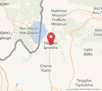 Map of Drosáto, Central Macedonia