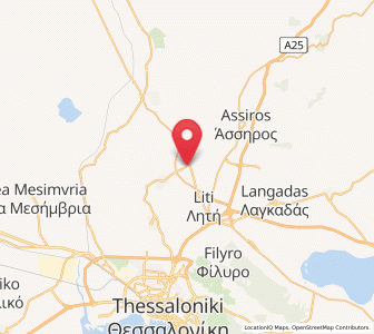 Map of Drymós, Central Macedonia