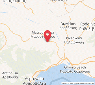 Map of Efkarpía, Central Macedonia
