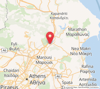 Map of Ekáli, Attica