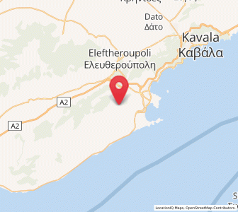 Map of Eleftherés, East Macedonia and Thrace