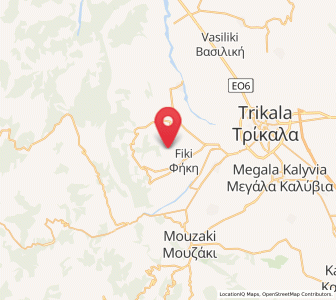 Map of Eleftherochóri, Thessaly
