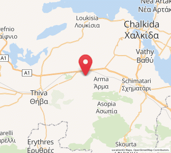 Map of Eleónas, Central Greece