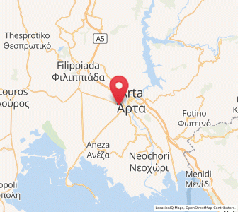 Map of Eleoúsa, Epirus