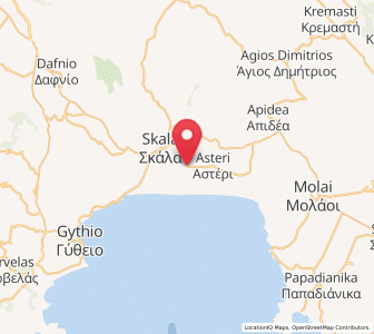 Map of Élos, Peloponnese