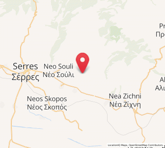 Map of Emmanouíl Pappás, Central Macedonia