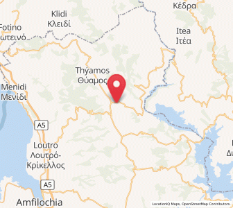 Map of Empesós, West Greece