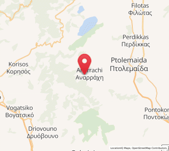 Map of Empório, West Macedonia