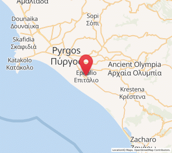 Map of Epitálio, West Greece