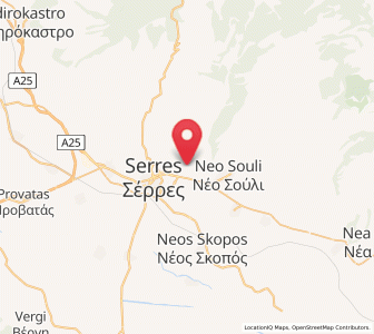 Map of Eptámyloi, Central Macedonia