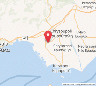 Map of Erateinó, East Macedonia and Thrace