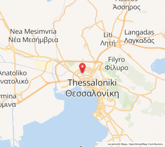 Map of Évosmos, Central Macedonia