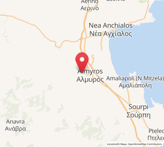 Map of Evxinoúpolis, Thessaly