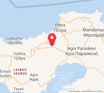 Map of Fília, North Aegean