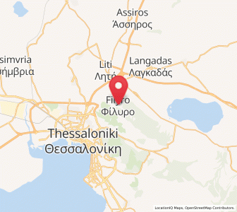 Map of Fíliro, Central Macedonia