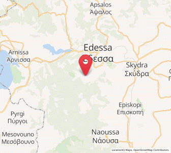 Map of Flamouriá, Central Macedonia