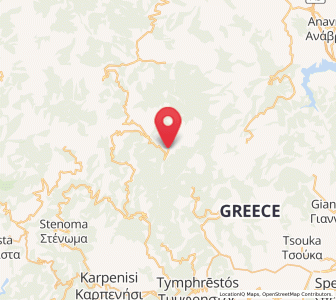 Map of Fourná, Central Greece