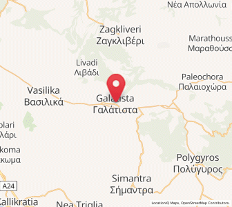 Map of Galátista, Central Macedonia
