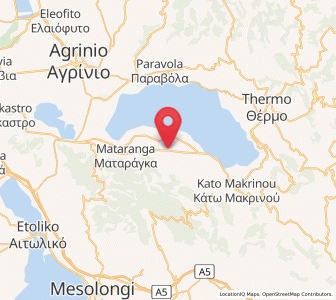 Map of Gavaloú, West Greece