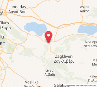 Map of Gerakaroú, Central Macedonia