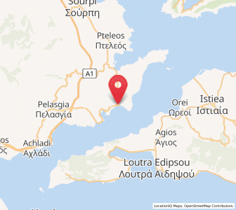 Map of Glífa, Central Greece